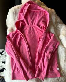 Pink Zip Up Hoodie