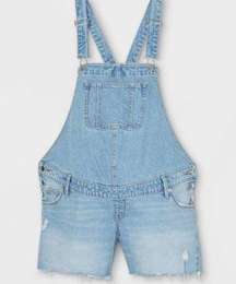 Maternity Jean Shorts - Isabel Maternity by Ingrid & Isabel Light Wash-overalls