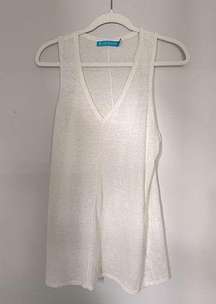 Tori Richard 100% linen tank sz L