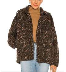 ONE TEASPOON Puffa Jacket in‎ Bronze Leopard NWT Sz SM