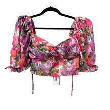 PATBO Blossom Floral Crop Top NWT Sz 8/40