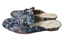 Avanti slip on floral sandals with open back size 9