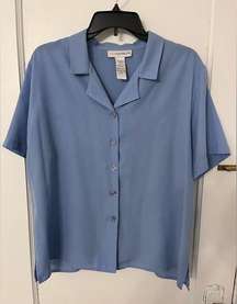 Classic button-down blouse by Sag Harbor, 18