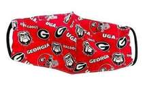 G Georgia university Bulldog Face cover Unisex