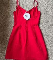 Novella Red Mini Dress