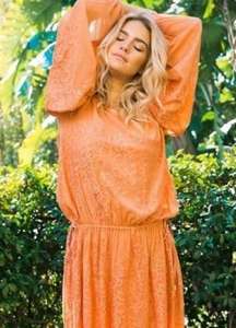 We are HAH Royal HAHness Dress Coppertone Oversized Size XS / Small NWT