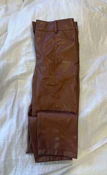 Brown Leather Pants