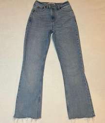 Abercrombie and Fitch the 90’s slim straight ultra high rise 