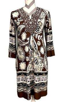 Tiana B. Boho Sheath Dress - Size S