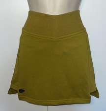 Aelfric Eden “Spicy Ed” Jersey Knit Mini Skort Skirt w Brief Green Women’s S NEW