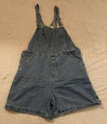 Plus Size Vintage Overall Shorts 