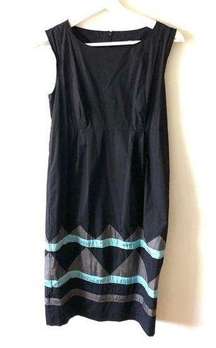 DKNY Color block dress black size 2