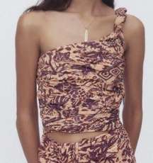 Printed Sarong And Top