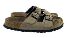 Birkenstock Betula Arizona Suede Grey Buckle Sandals Women's Size 7/EU 38