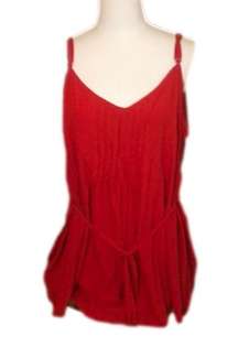 Isabel Maternity Red Spaghetti Strap Blouse