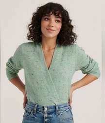 Lucky Brand Mint Wrap Sweater