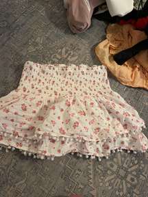 Floral Mini Skirt