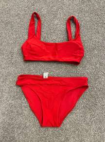 Red Bikini Set