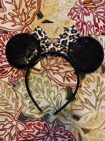 Cheetah Print Mickey Ears 