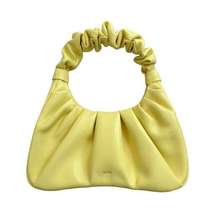 JW Pei - Gabbi Ruched Hobo Handbag in Pale Yellow