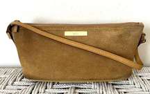 GUCCI  Suede Boat Pochette Shoulder Bag