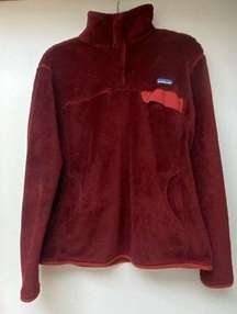 COPY - Maroon Patagonia Snap-T Fleece Pullover XL