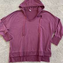 MTA Sport women’s extra large purple hooded athletic top