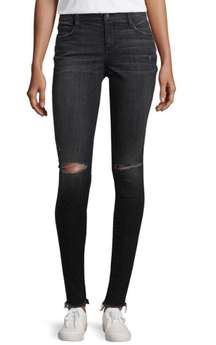 Arizona Black Distressed Jeans