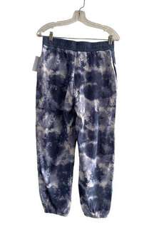 NWT Abound blue and ivory tie dye joggers M