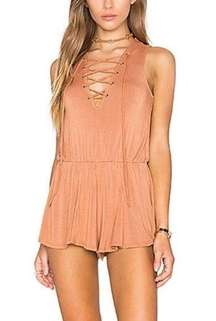 Nytt Nuri Romper in Burnt Sienna