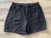 elastic waist band Long comfortable shorts with pockets