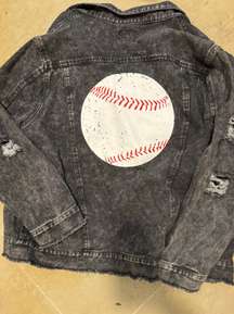 Baseball Denim Jacket 