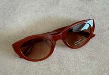 Red Chunky Sunglasses