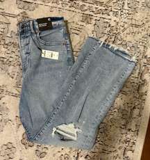 modern straight super high rise jean