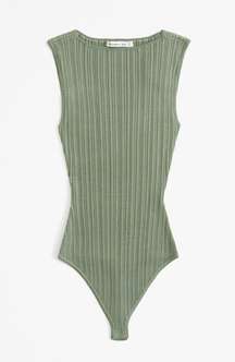 Abercrombie Glossy Slash Bodysuit