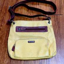 Minicci crossbody yellow mustard woman’s purse