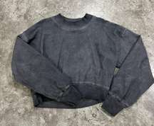 Acid Wash Crewneck Sweatshirt