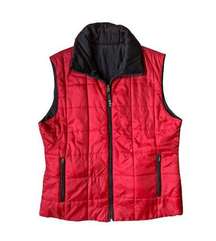 Vintage F.O.G. London Fog Red Reversible Puffer Vest Large Outerwear Gorpcore