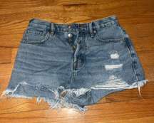 vintage high rise shorts