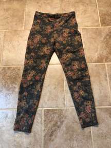 brand leggings. Juniors Sz large. Perfect fall colors