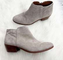 Sam Edelman Gray Tan Ankle Booties size 8