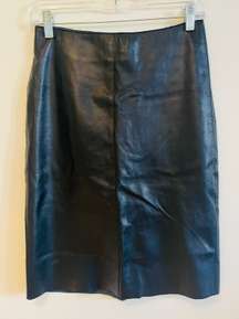 Vintage  100% Leather Skirt