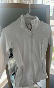 White  Zip Up Jacket