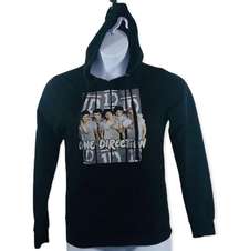 One Direction Vintage Concert Sweatshirt 1D All Members Photograph Front SMALL