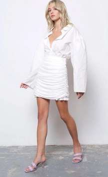 NWT AMYLYNN Harper Shirt Mini Dress