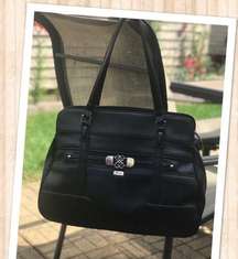 Guess Faux Leather Satchel