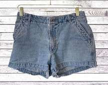 Vintage Guess Distressed Blue Jean Shorts Women's SZ 28