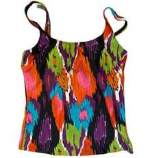 GOTTEX Women’s Multi Colored Swim Tank Top Size 6