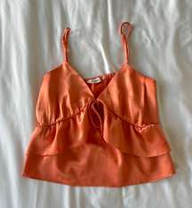 Boutique ruffle tank