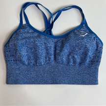 Gymshark Heathered Blue Sports Bra